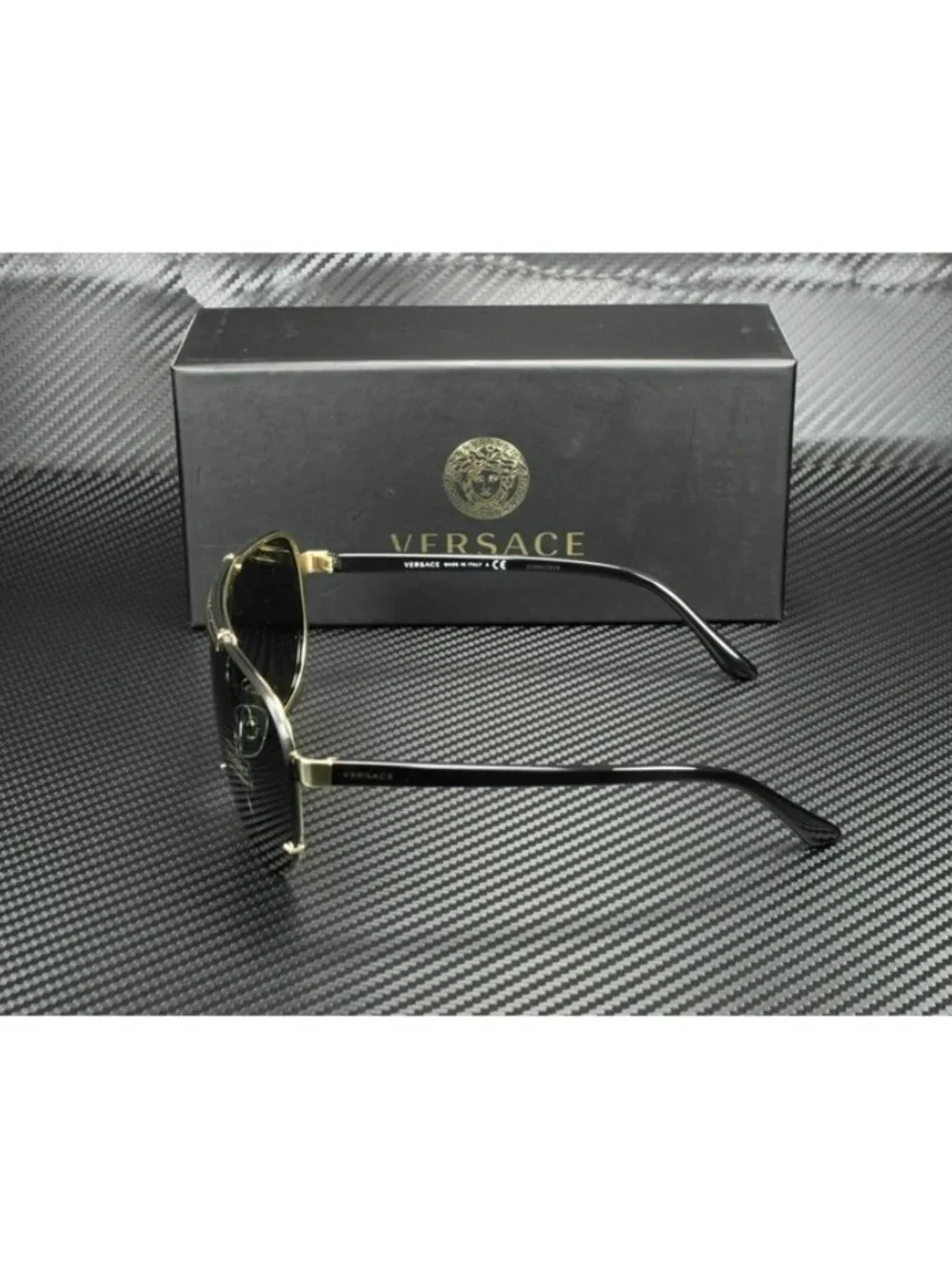 New Versace Men  Black Sunglasses  40- 140-